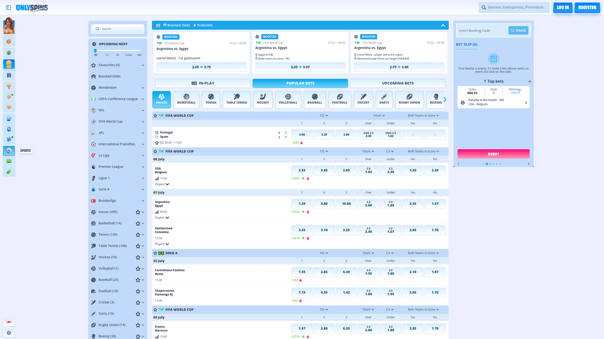OnlySpins sportsbook