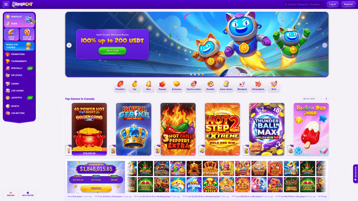 Robocat homepage